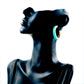 The Bloom Loop Earrings – Aqua Edition